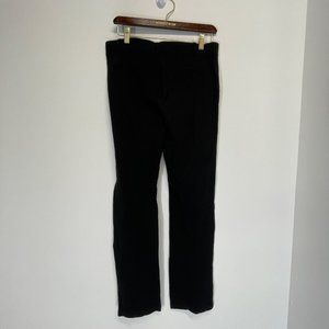 Betabrand black cropped work yoga pant medium